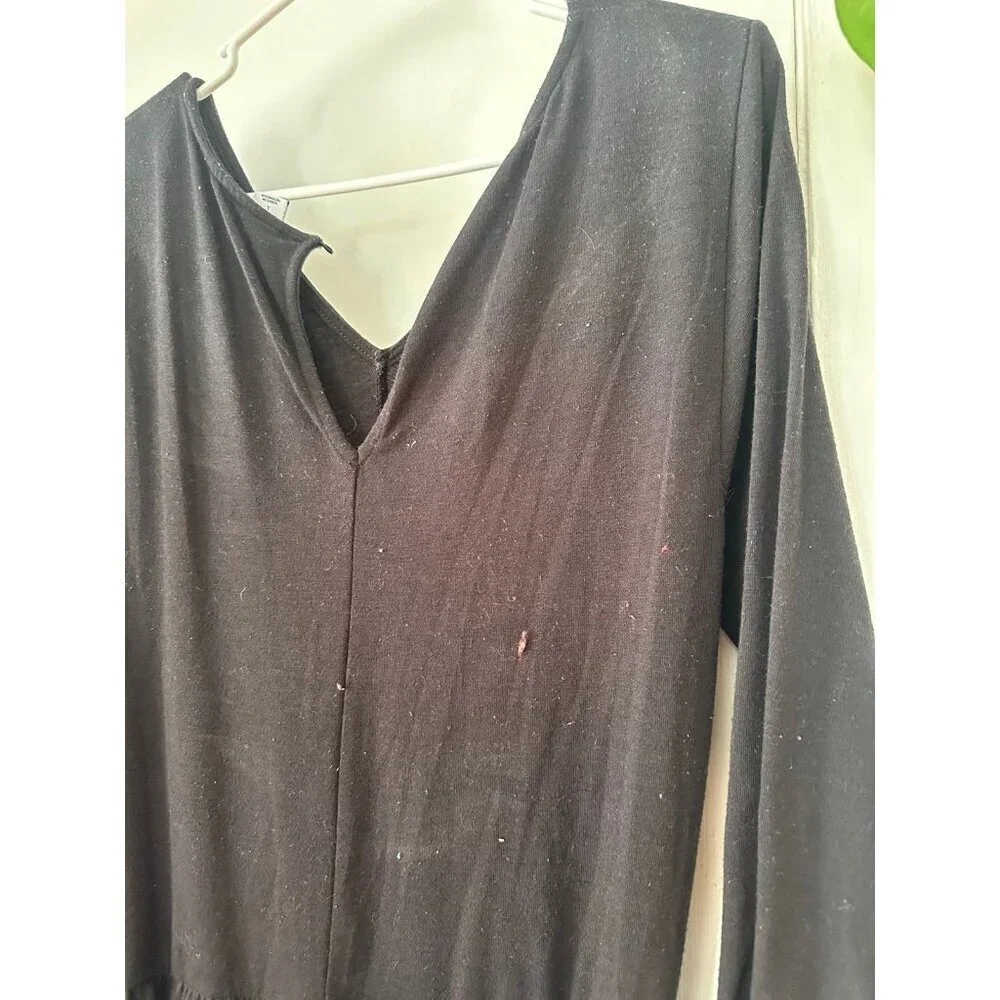 Old Navy women’s size large black criss cross jumpsuit - Picture 9 of 11